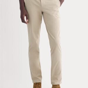 Everlane Men’s Performance Chino Uniform Pants Stretch Trench Khaki NWT